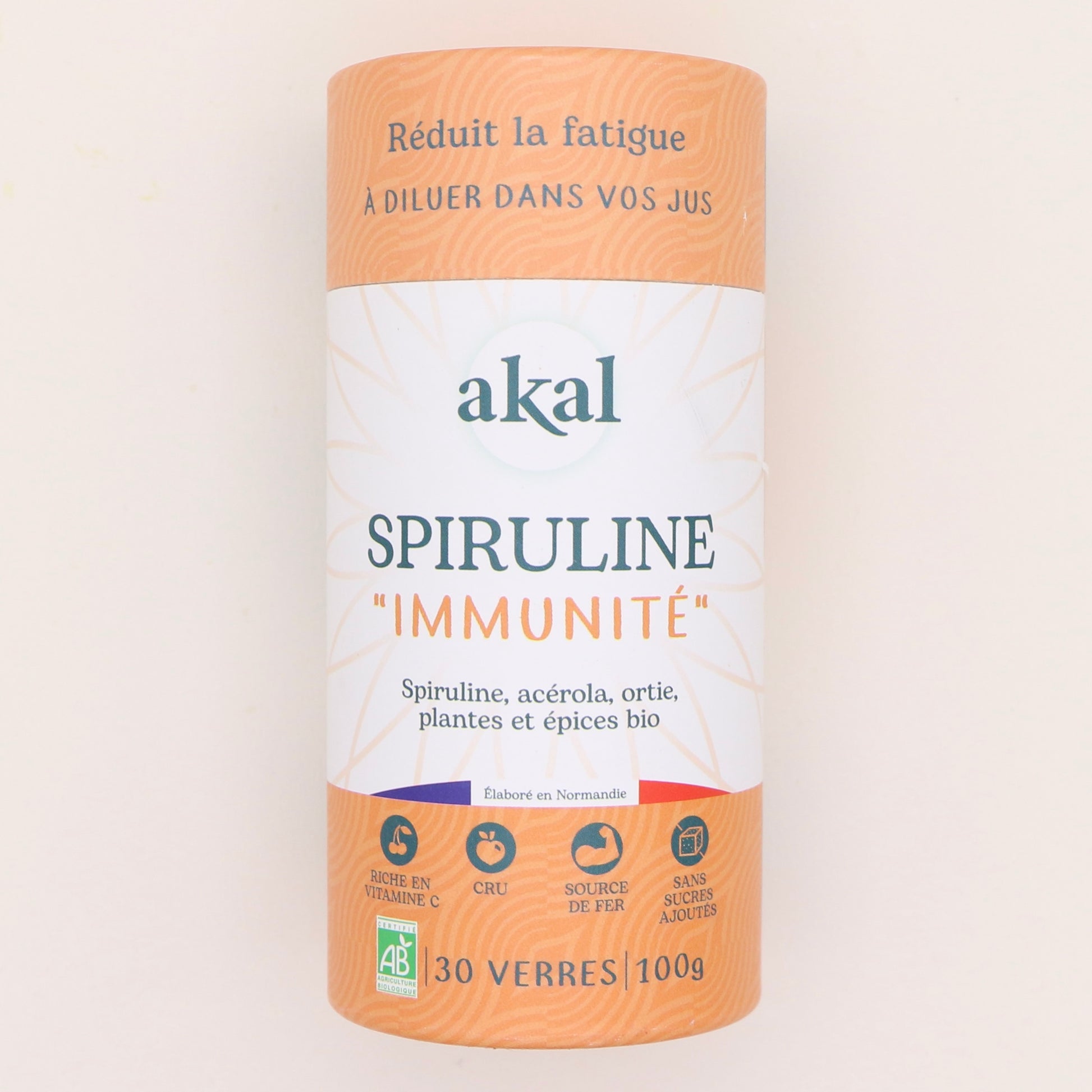 Spiruline Immunité Bio 100g - Akal