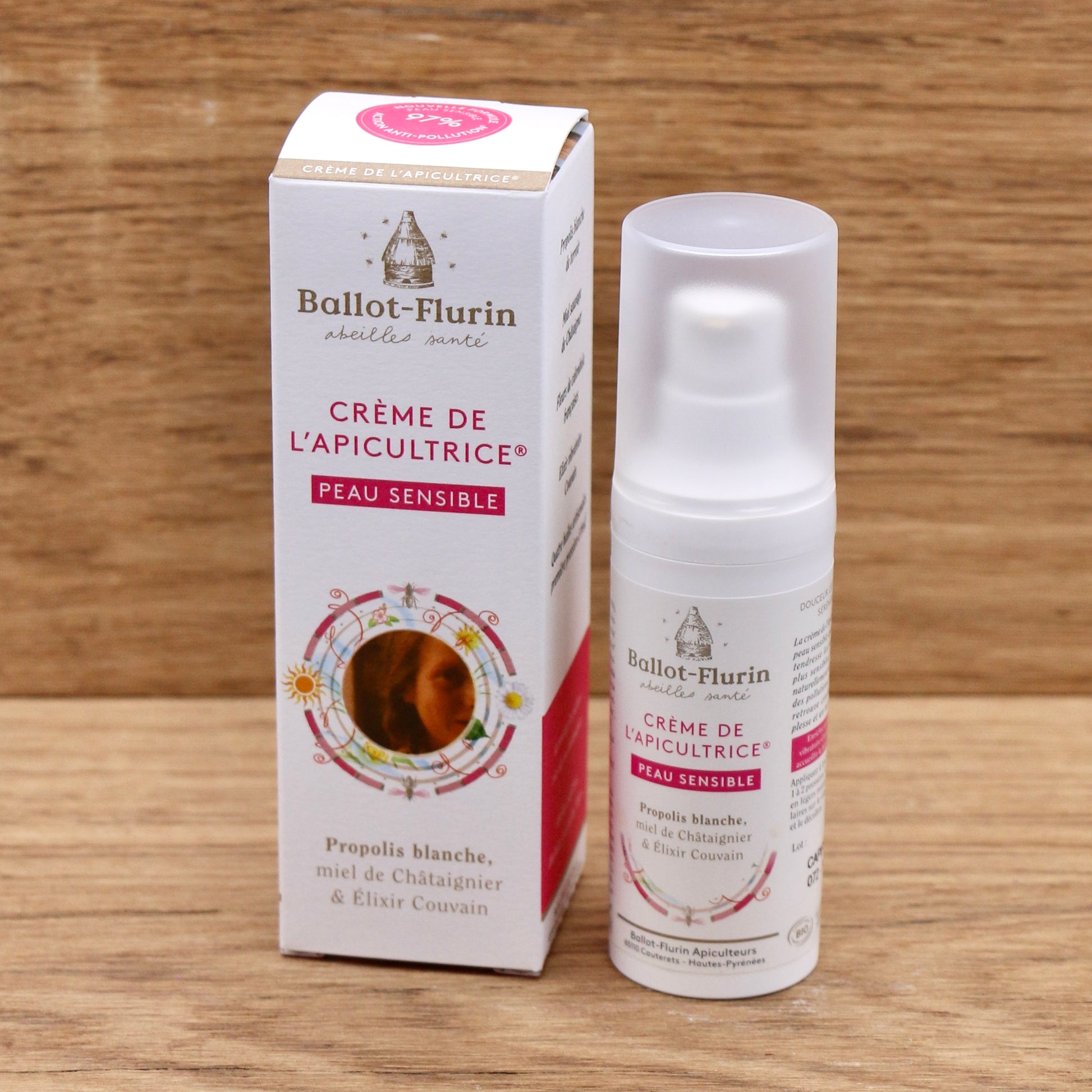 Crème de l’Apicultrice Peau Sensible 30ml - Ballot-Flurin