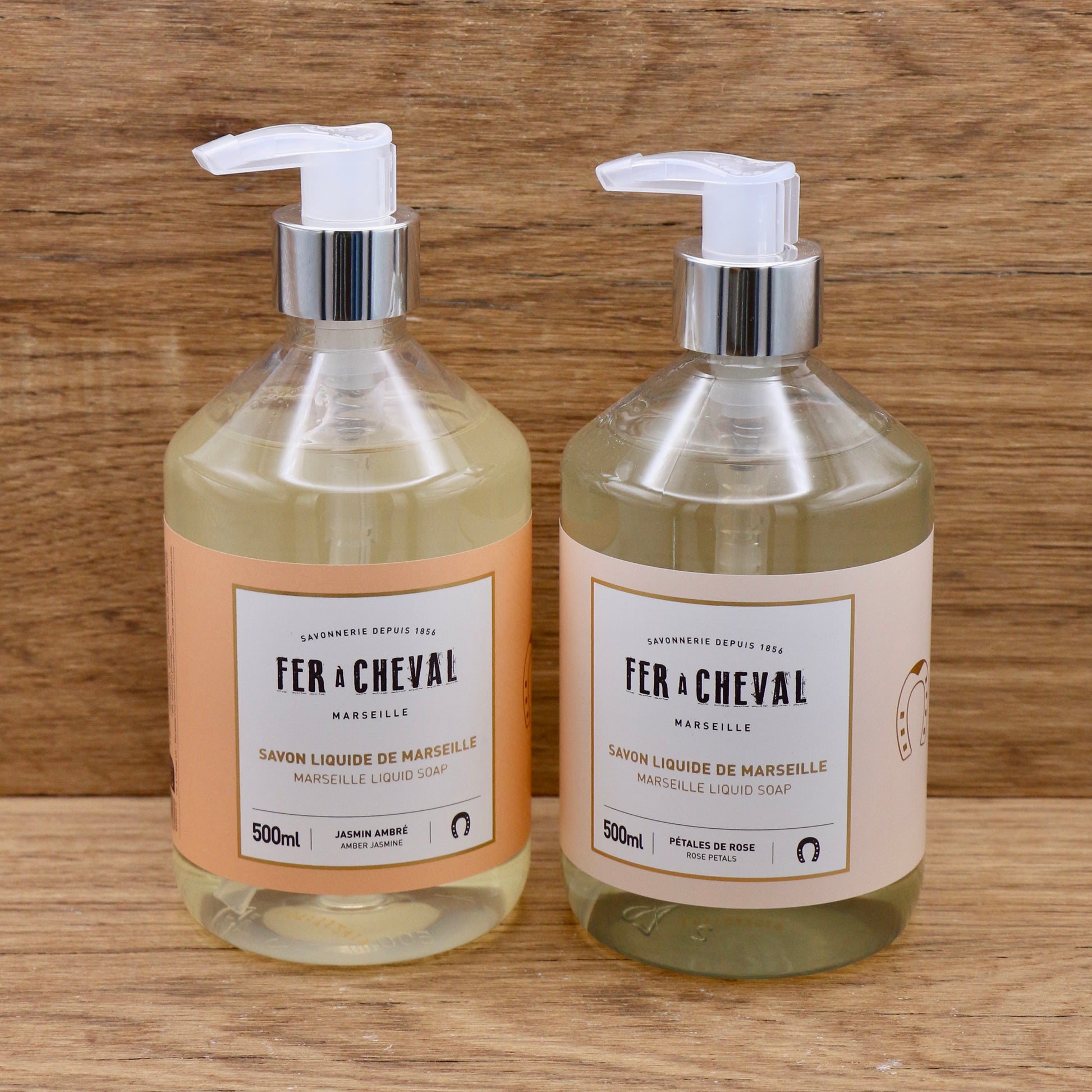Savon liquide de Marseille Jasmin Ambré 500ml - Fer à Cheval