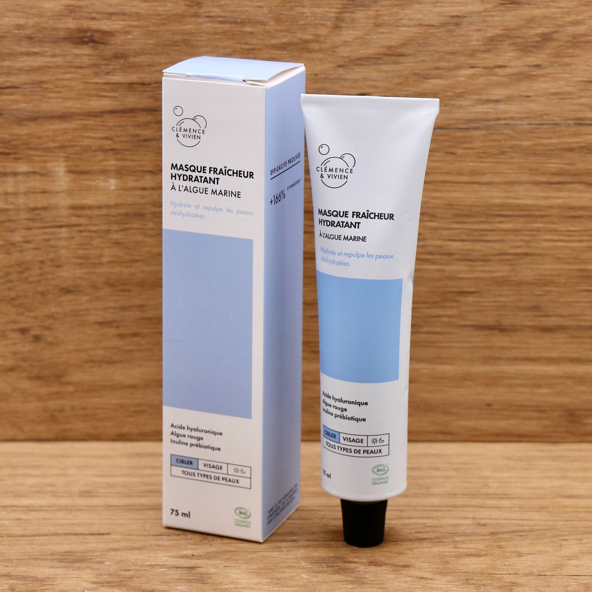 Masque fraîcheur Algue Marine 75ml - Clémence & Vivien