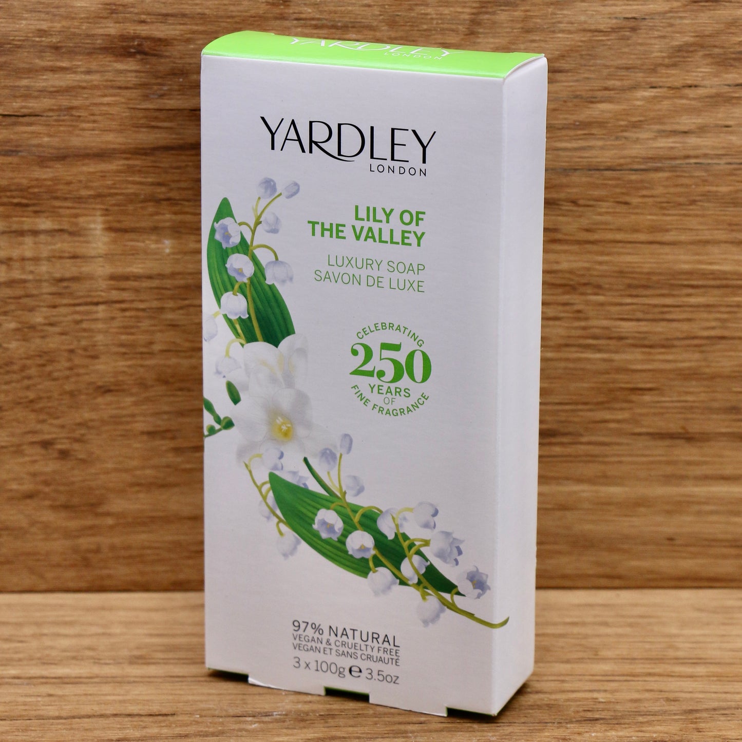 Lot de 3 savons solides Muguet 300g - Yardley