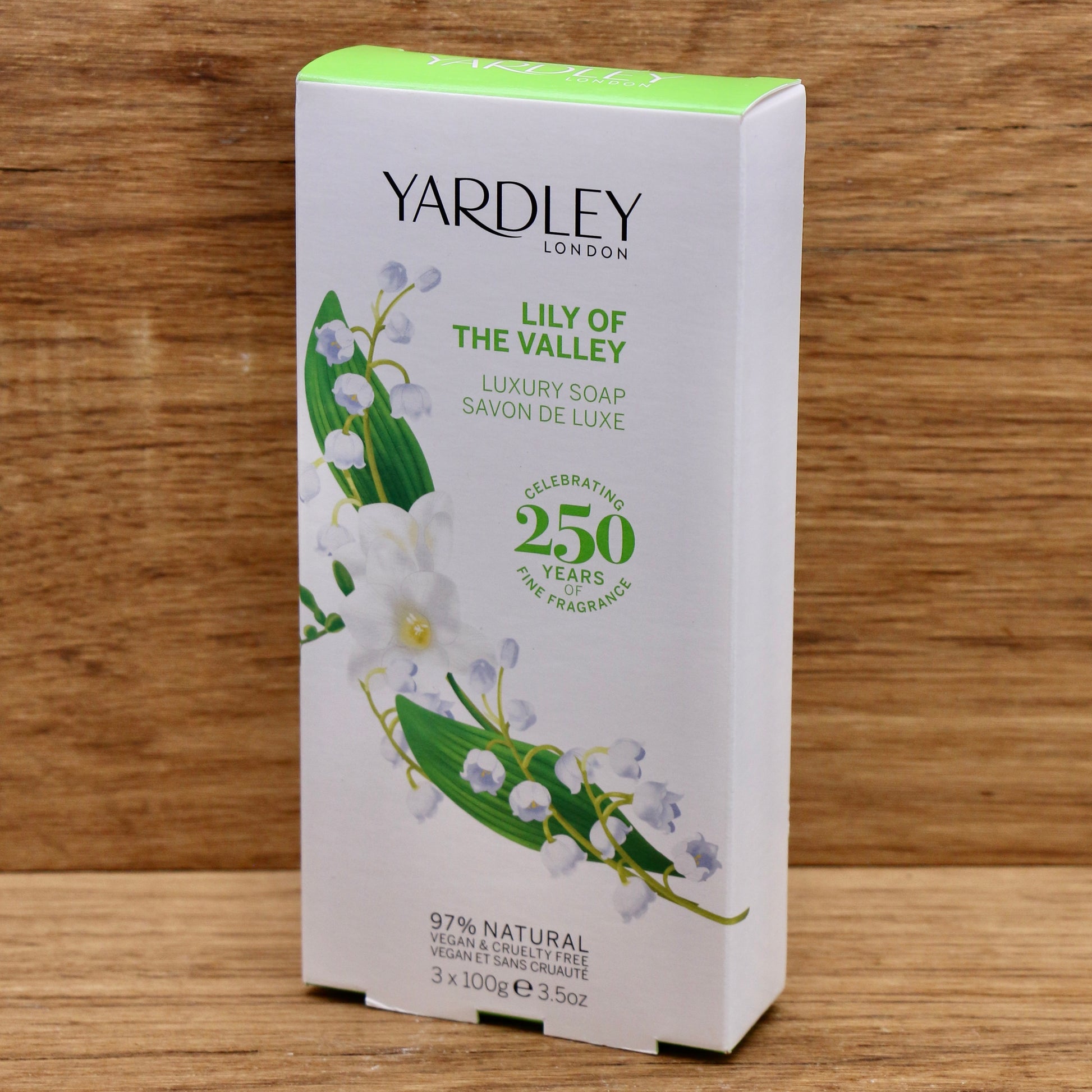 Lot de 3 savons solides Muguet 300g - Yardley