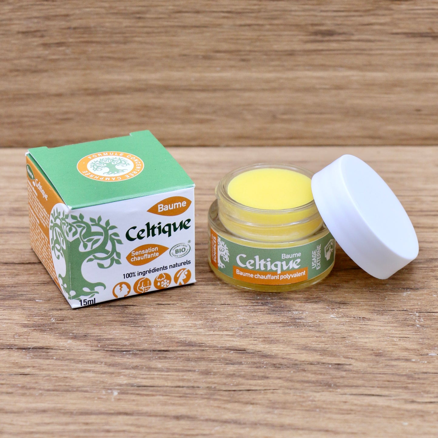 Baume Celtique avec camphre 15ml - Laboratoire des Sources
