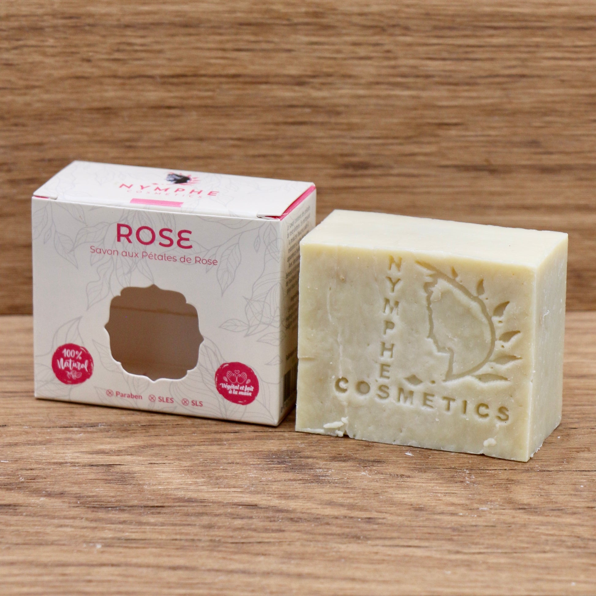 Savon Pétales de Roses 125g - Nymphe Cosmetics