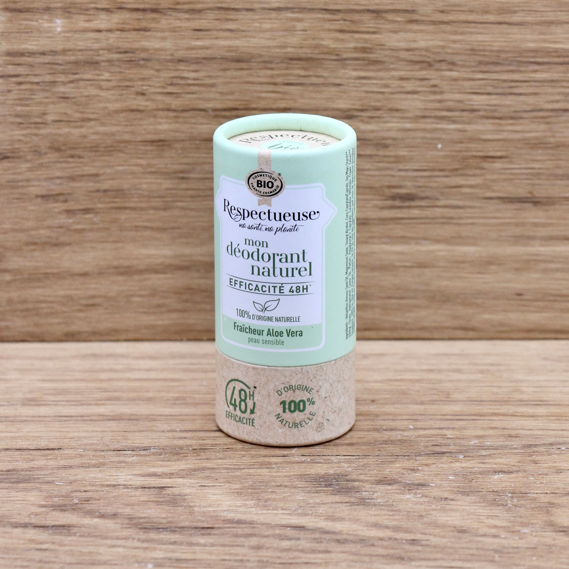 Déodorant naturel Aloé Vera 50gr - Respectueuse