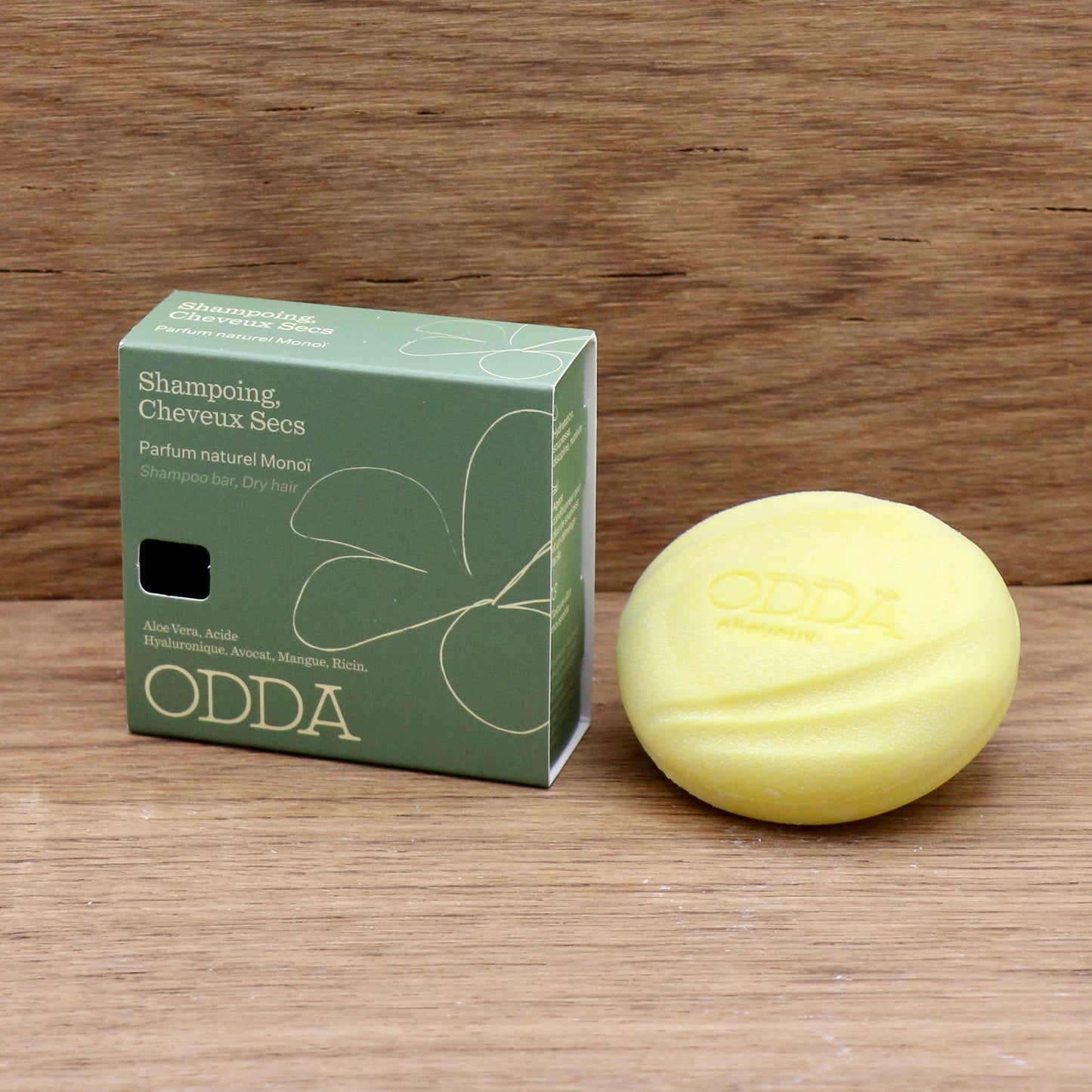 Shampoing cheveux secs Monoï 80g - Odda