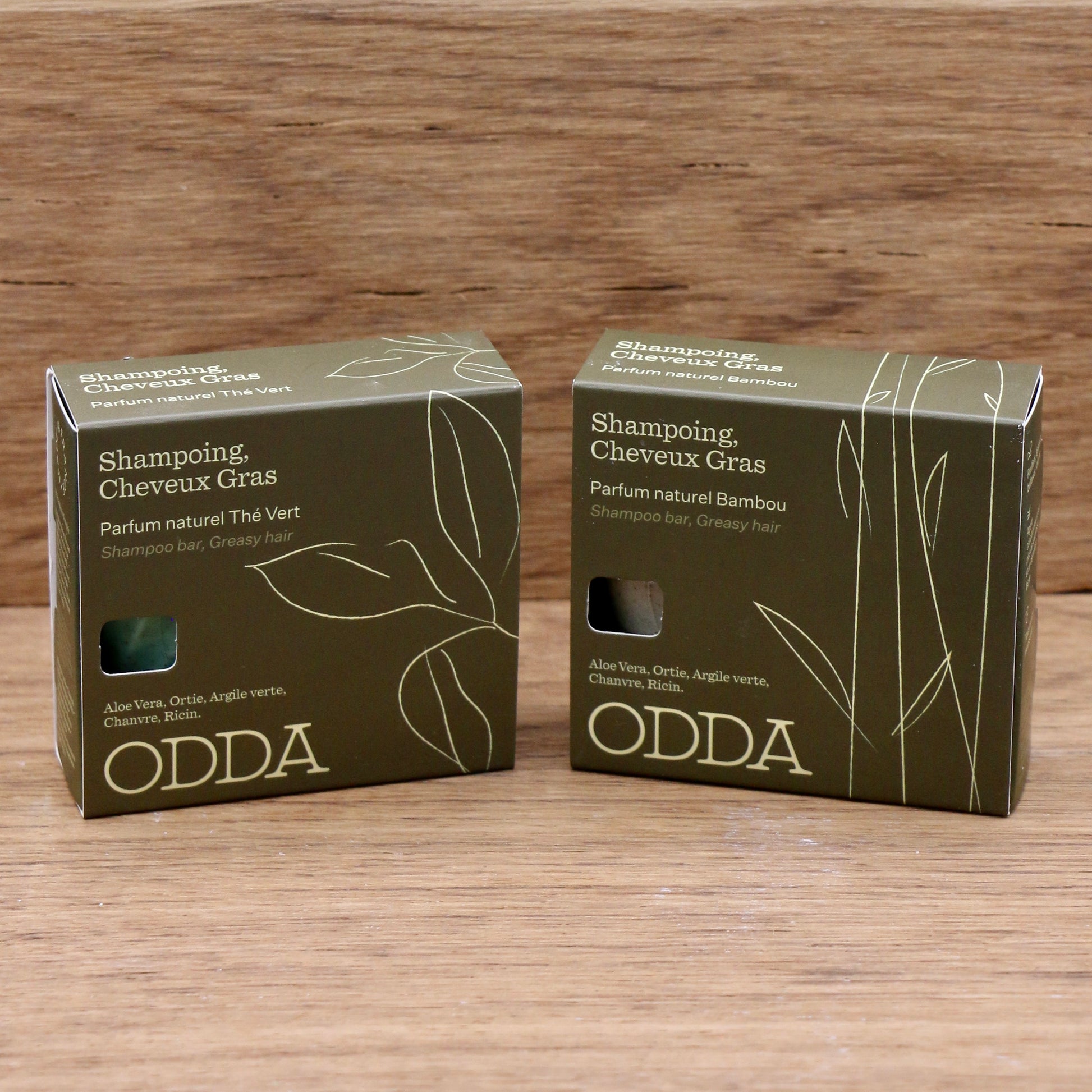 Shampoing cheveux gras Bambou 80g - Odda