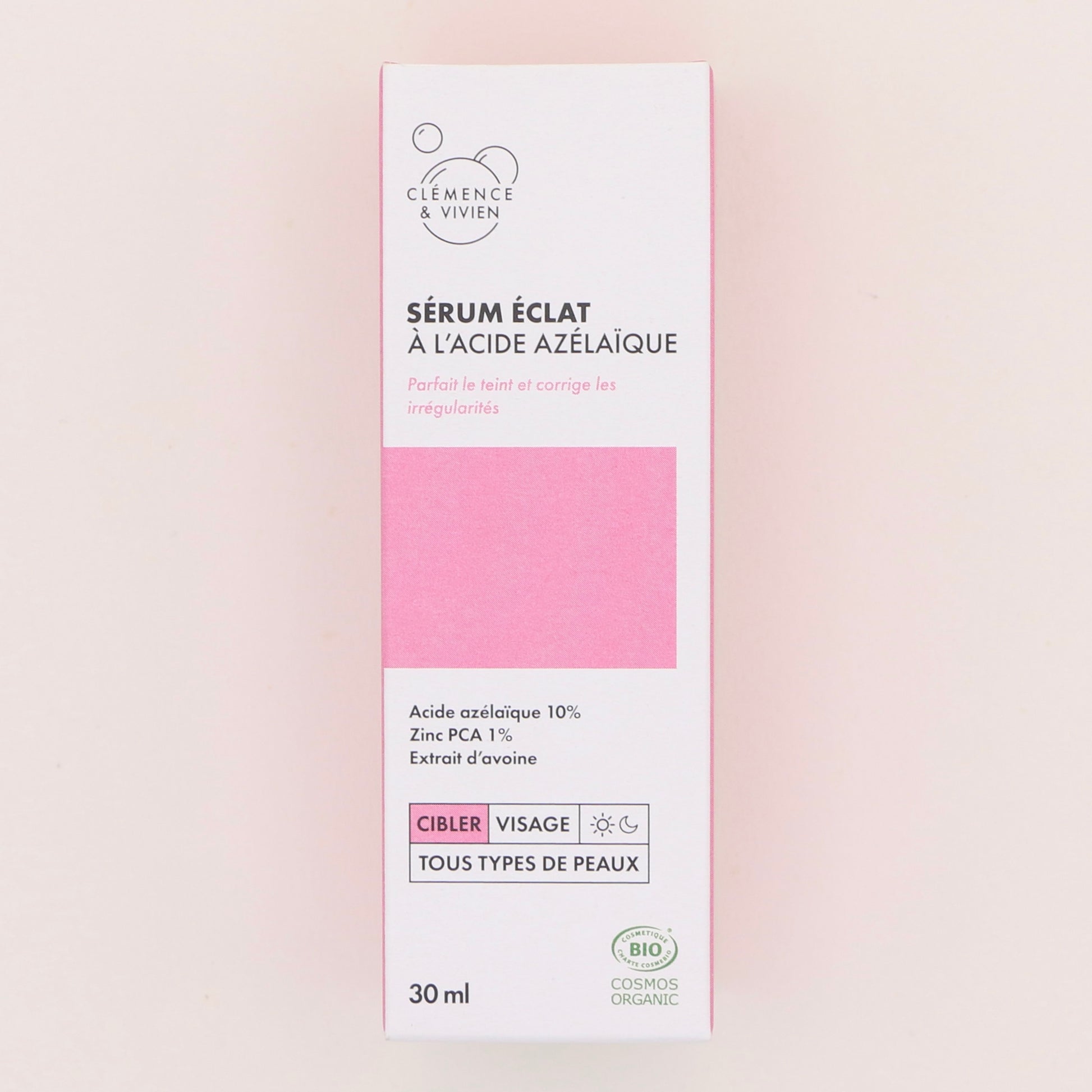 Sérum Éclat Acide Azélaïque 10% 30ml - Clémence & Vivien
