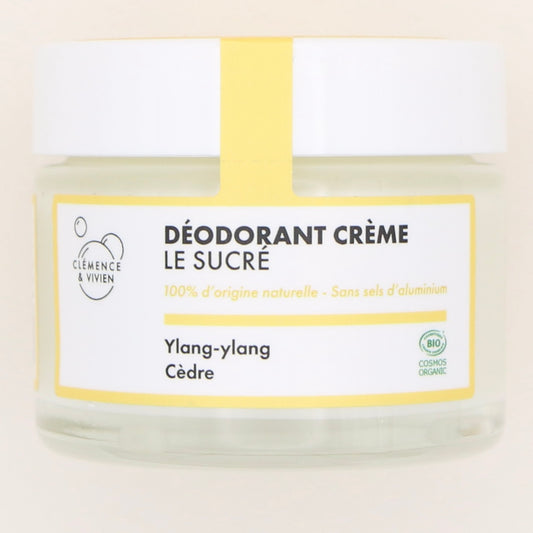 Déodorant naturel BIO Ylang-Ylang/Cèdre 50g - Clémence & Vivien