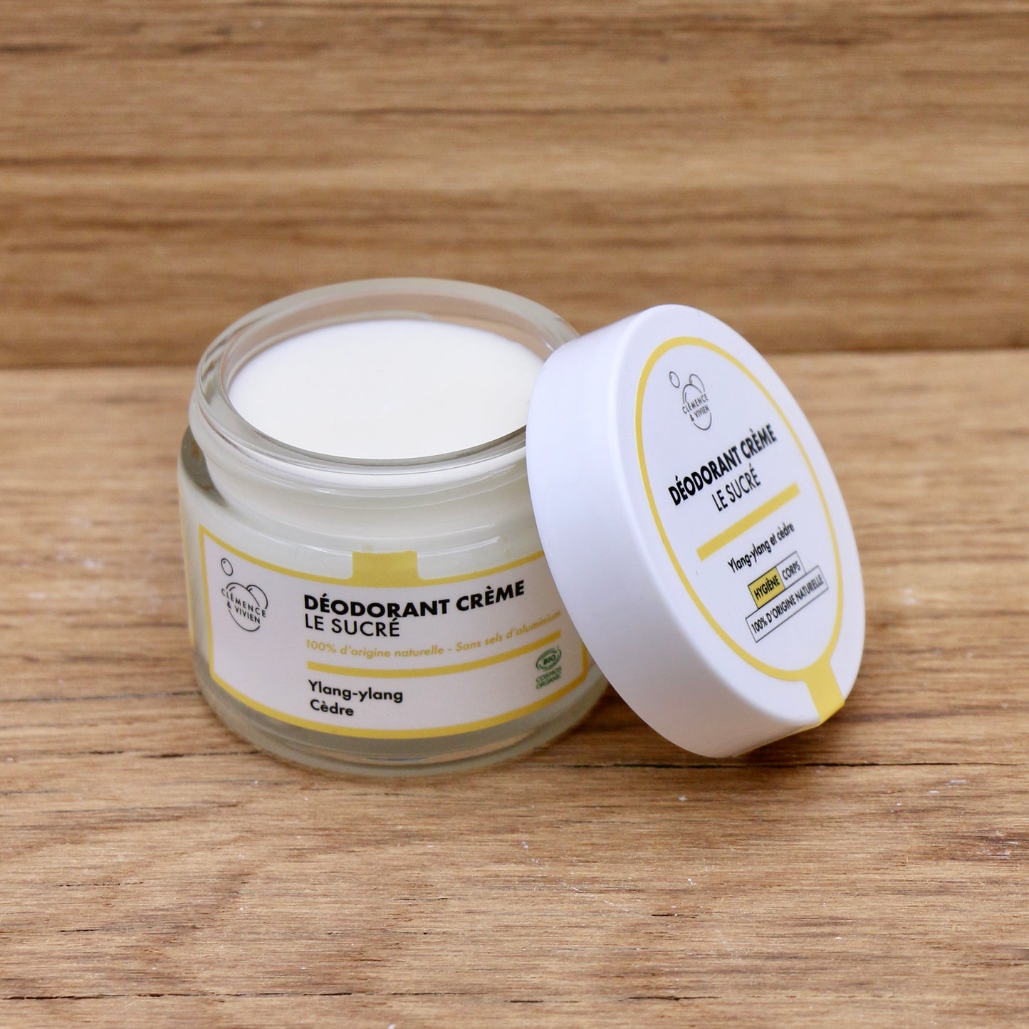 Déodorant naturel BIO Ylang-Ylang/Cèdre 50g - Clémence & Vivien