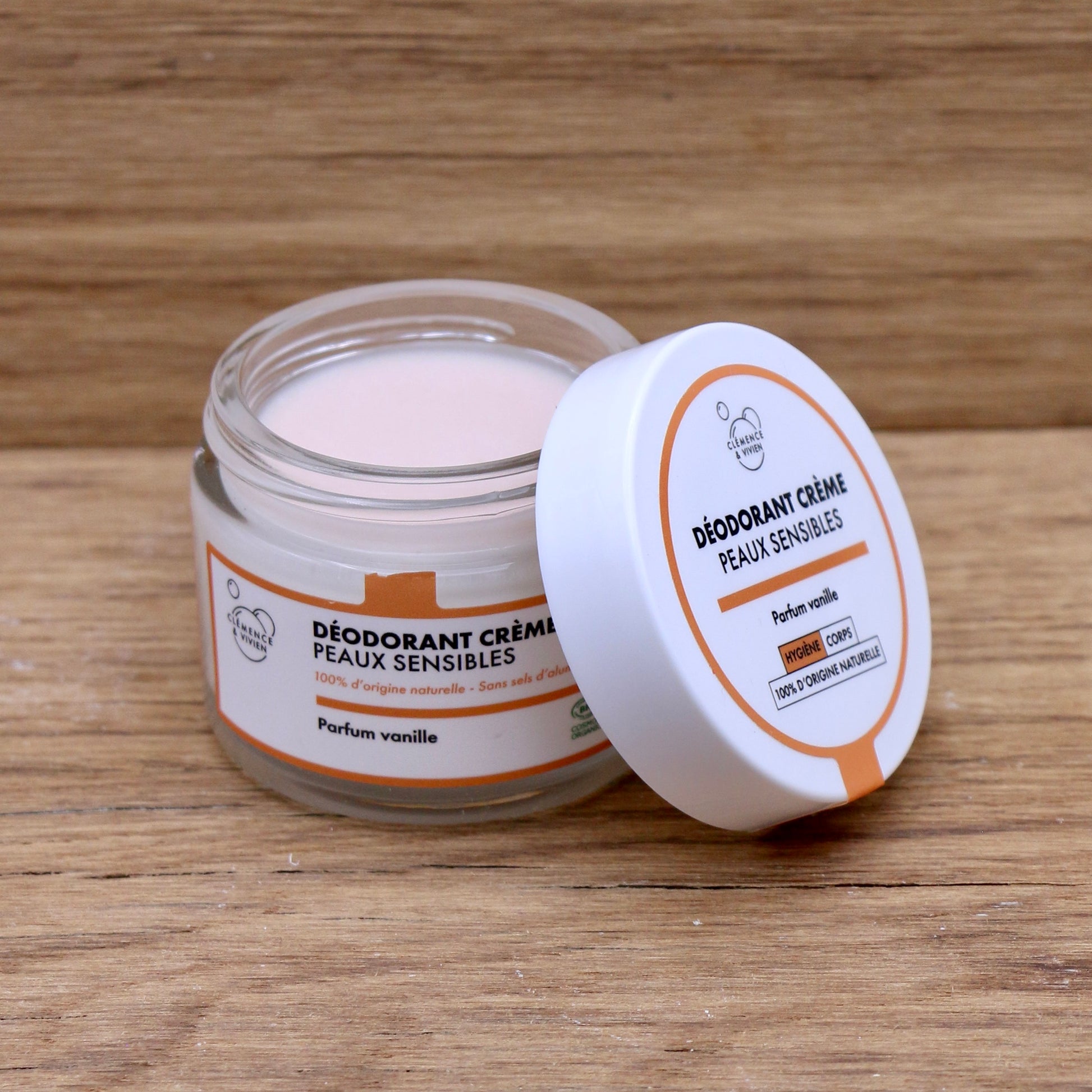 Déodorant naturel BIO Vanille 50g - Clémence & Vivien