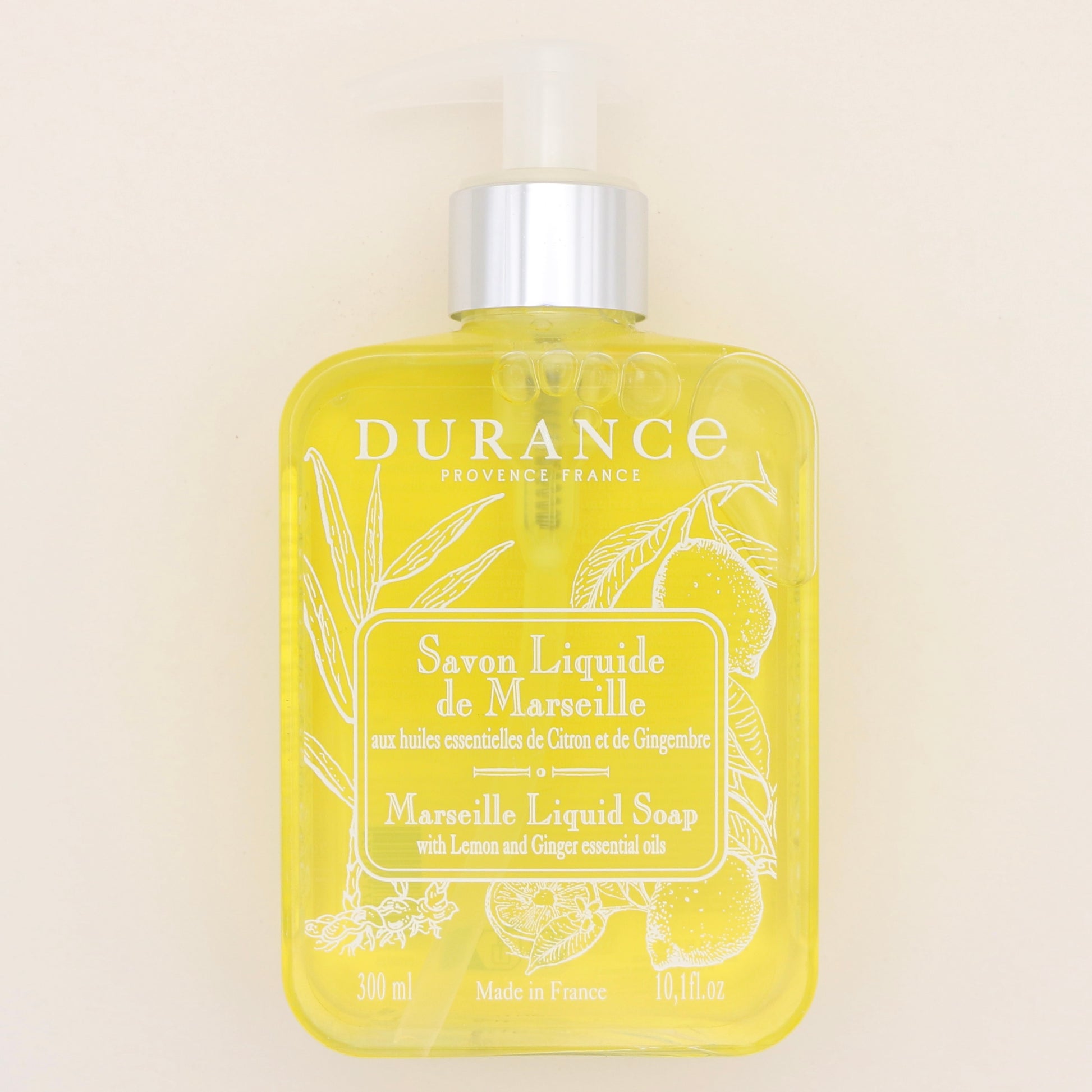 Savon liquide Marseille Citron/Gingembre 300ml - Durance