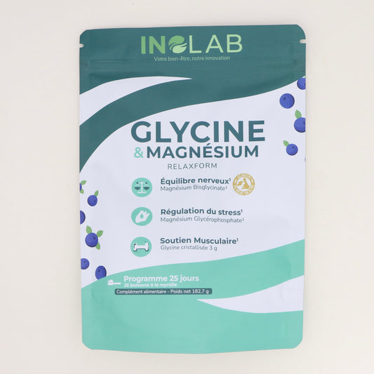 Glycine & Magnésium 182,7g - Laboratoire Inolab