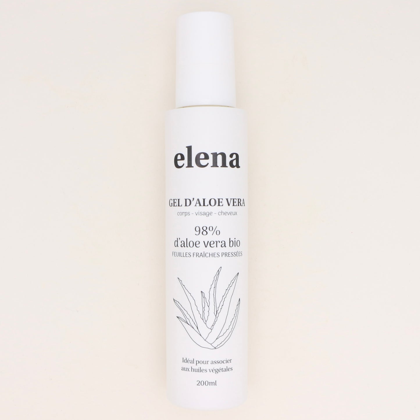 Gel d'Aloé Vera 200ml - Elena 