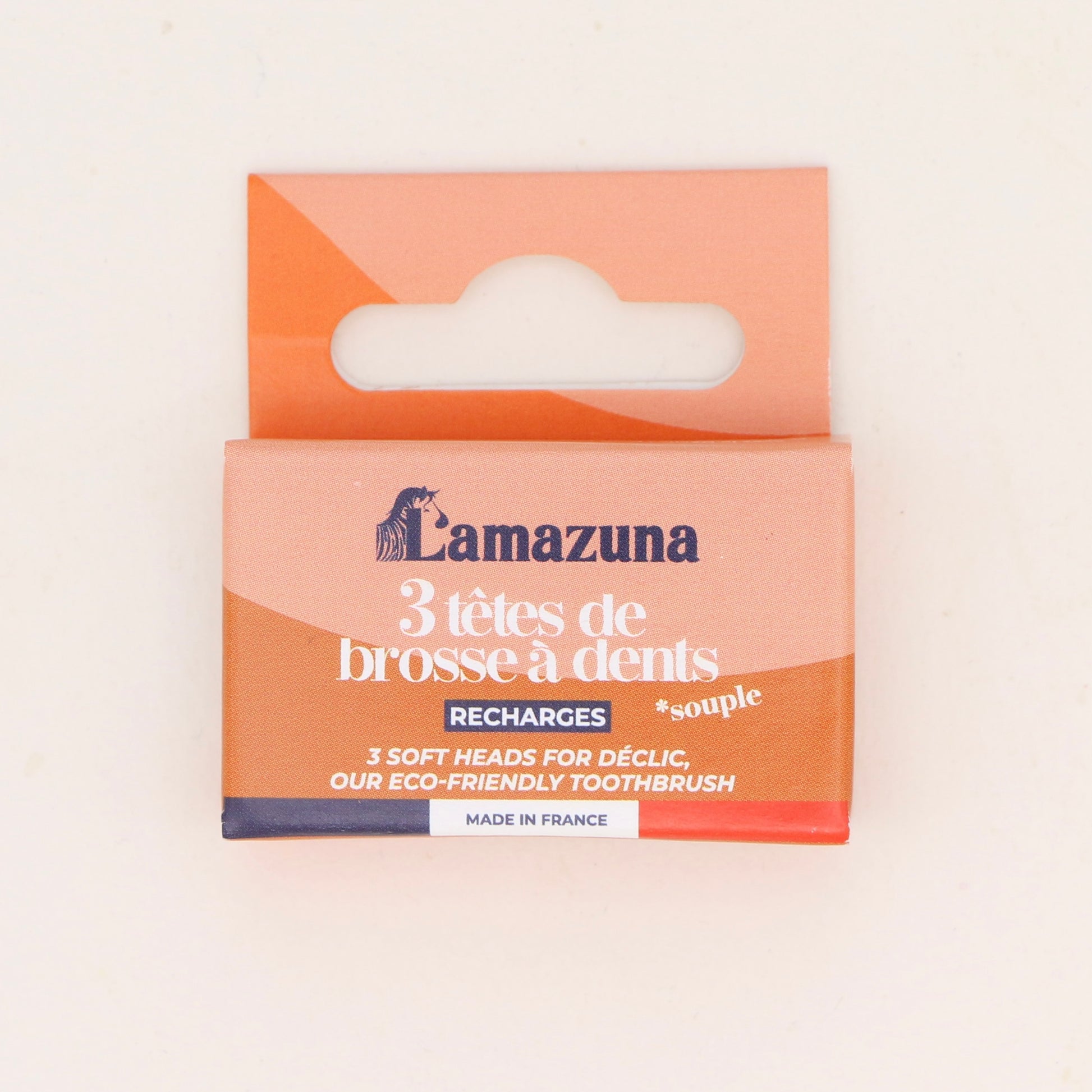 Recharge 3 têtes de brosse à dents Souple - Lamazuna