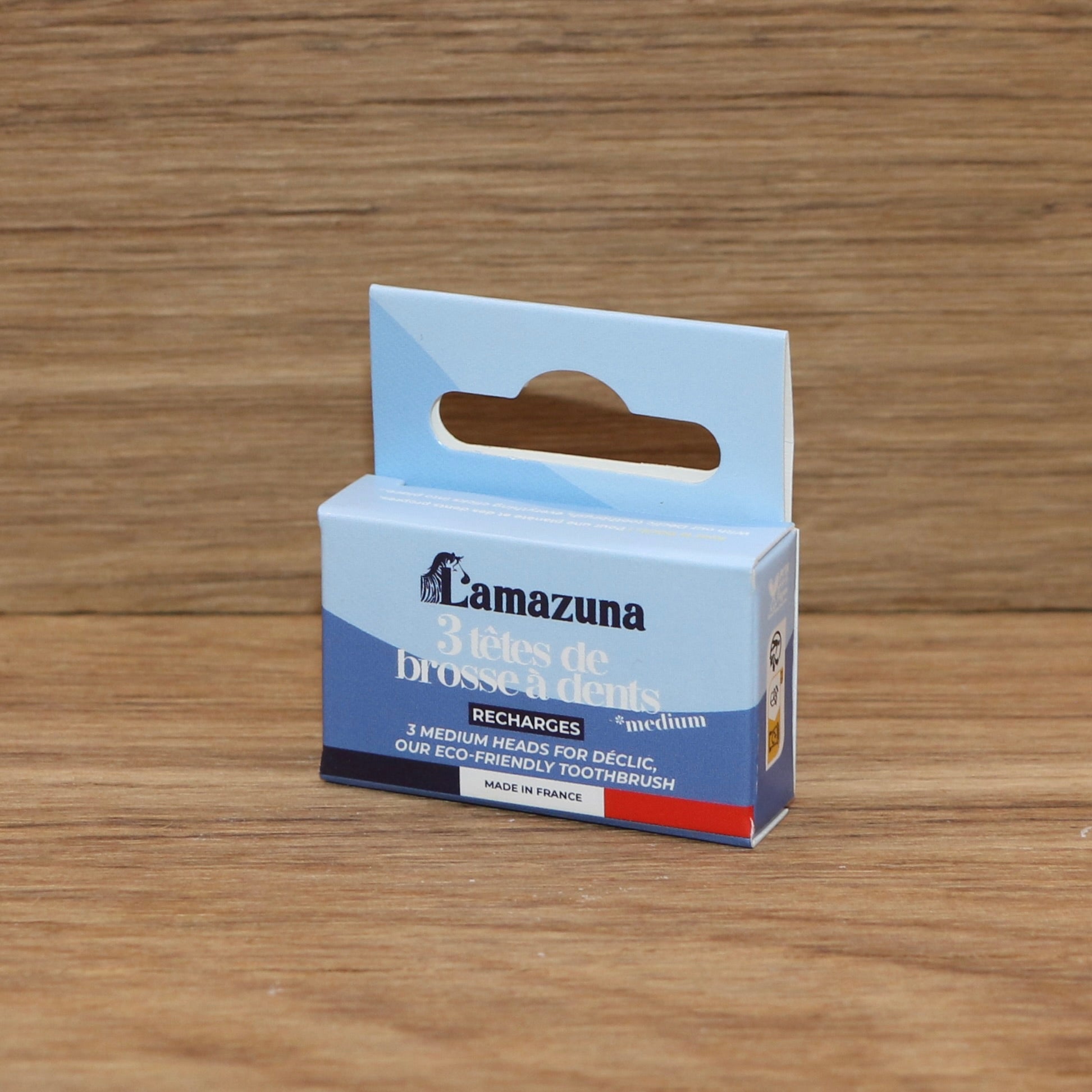 Recharge 3 têtes de brosse à dents Medium - Lamazuna