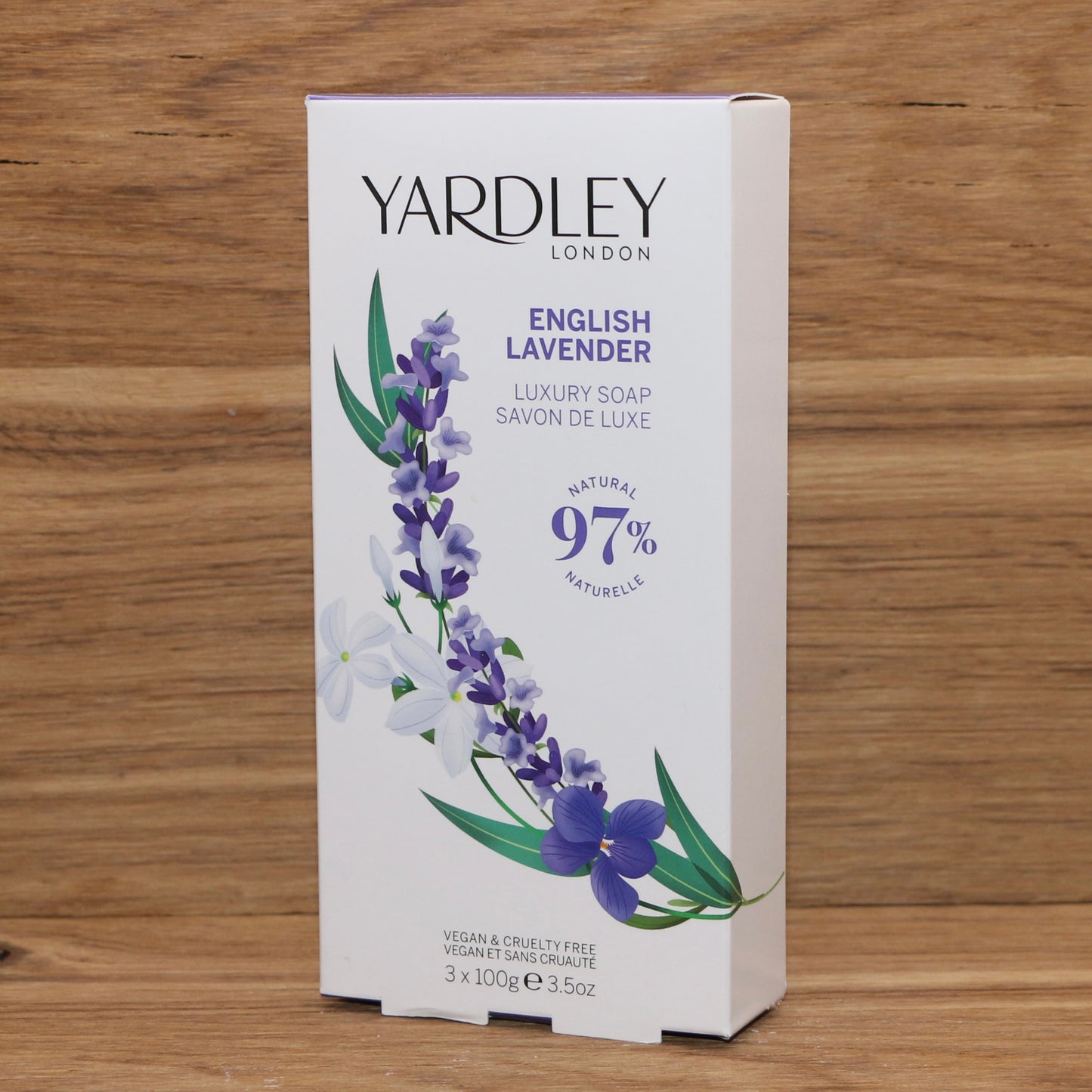 Lot de 3 savons solides Lavande 300g - Yardley
