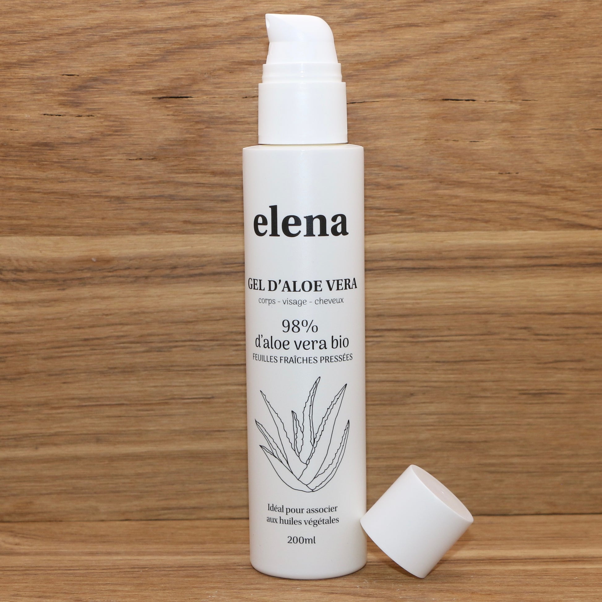 Gel d'Aloé Vera 200ml - Elena 