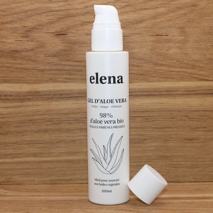 Gel d'Aloé Vera 200ml - Elena 