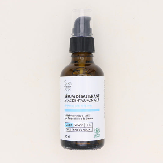 Sérum désaltérant Acide Hyaluronique 50ml - Clémence & Vivien