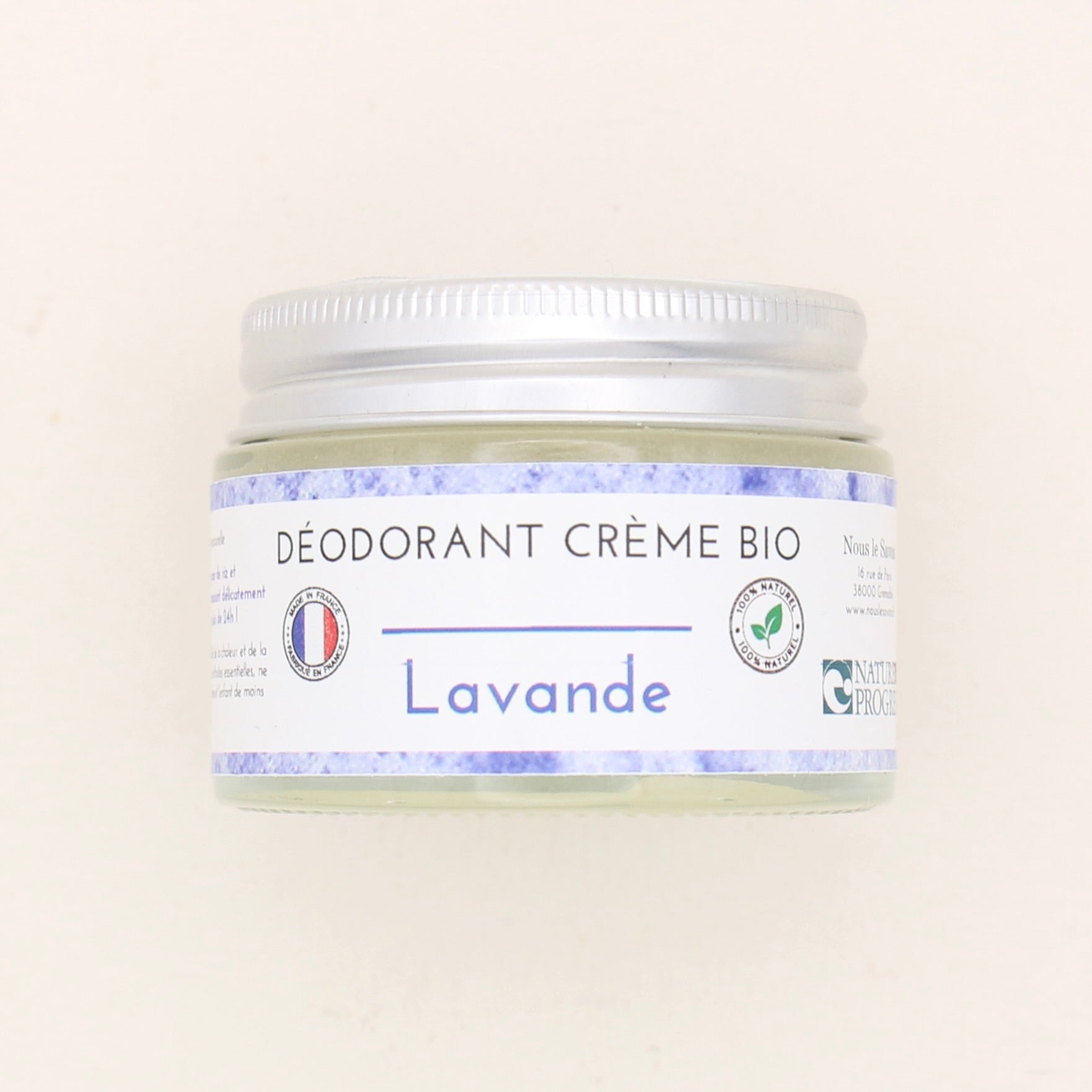 Déodorant naturel BIO Lavande 50g - Nous le Savons