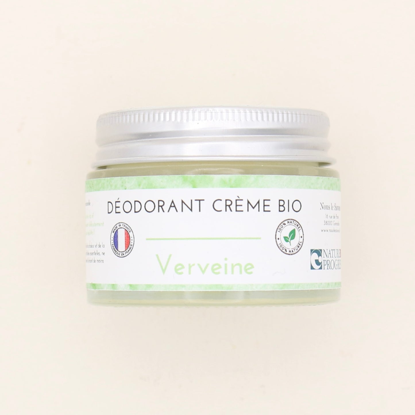 Déodorant naturel BIO Verveine 50g - Nous le Savons