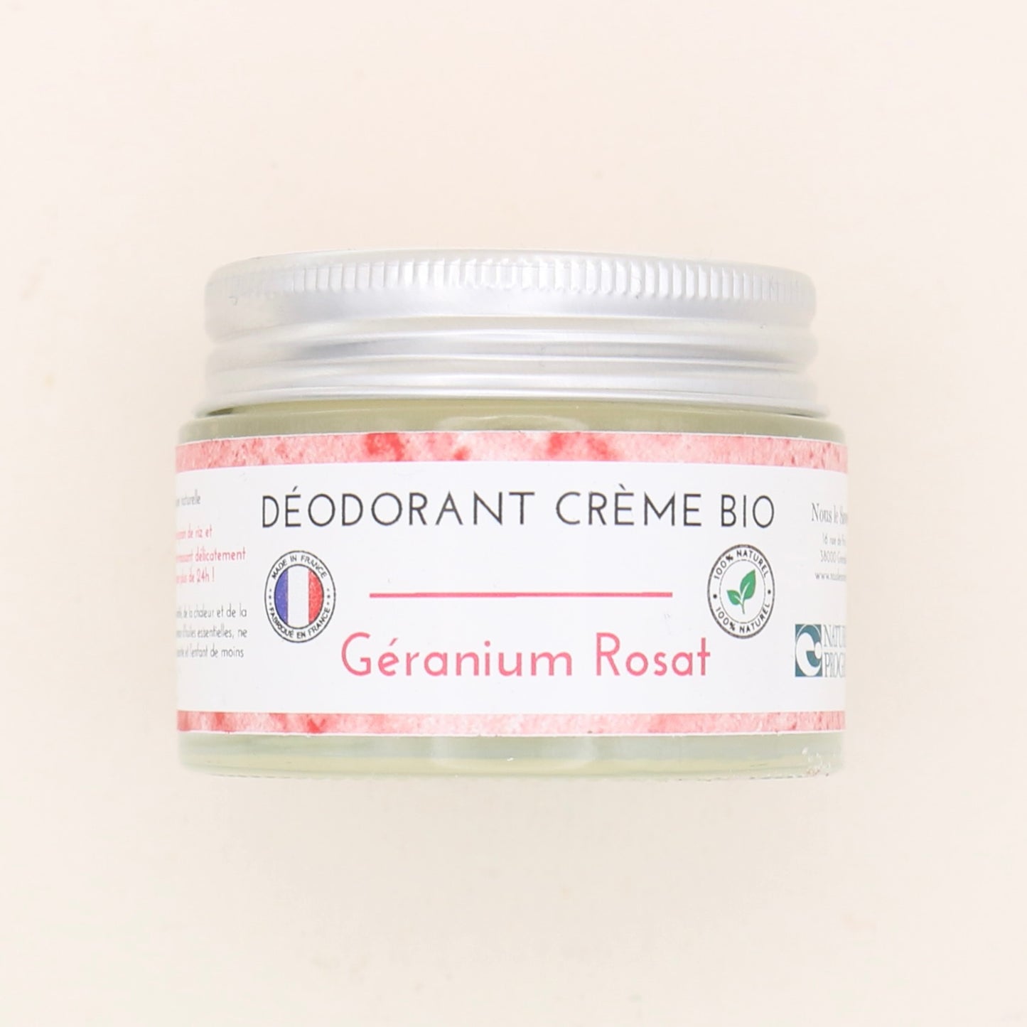 Déodorant naturel BIO Géranium Rosat 50g - Nous Le Savons