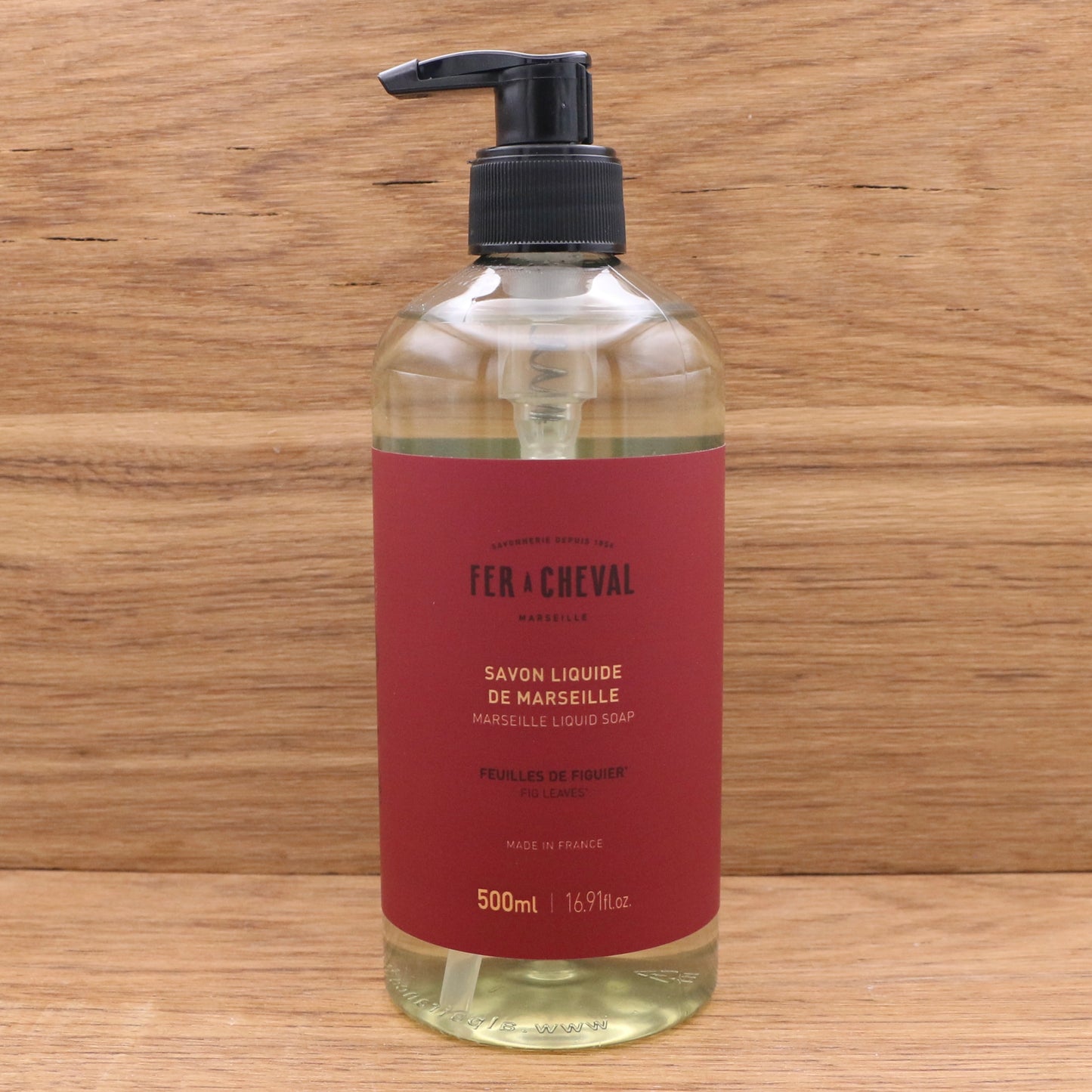 Savon liquide de Marseille Feuilles de Figuier 500ml - Fer à Cheval