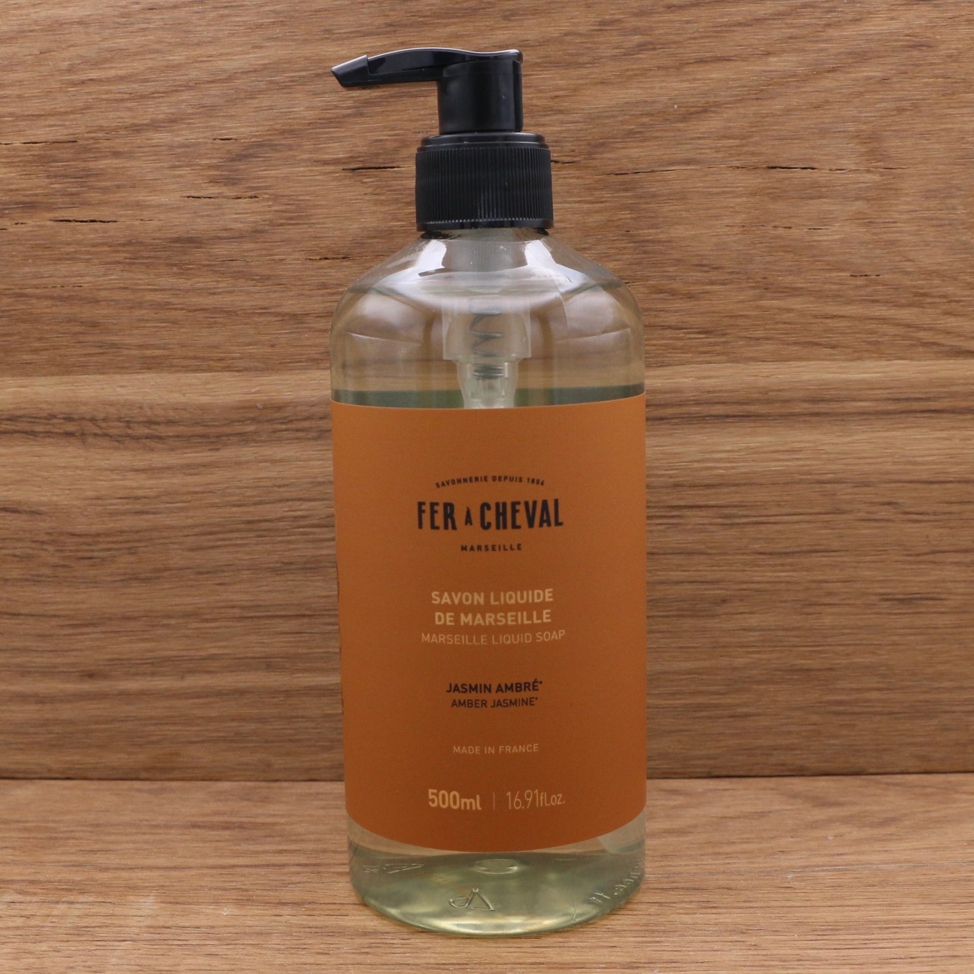 Savon liquide de Marseille Jasmin Ambré 500ml - Fer à Cheval