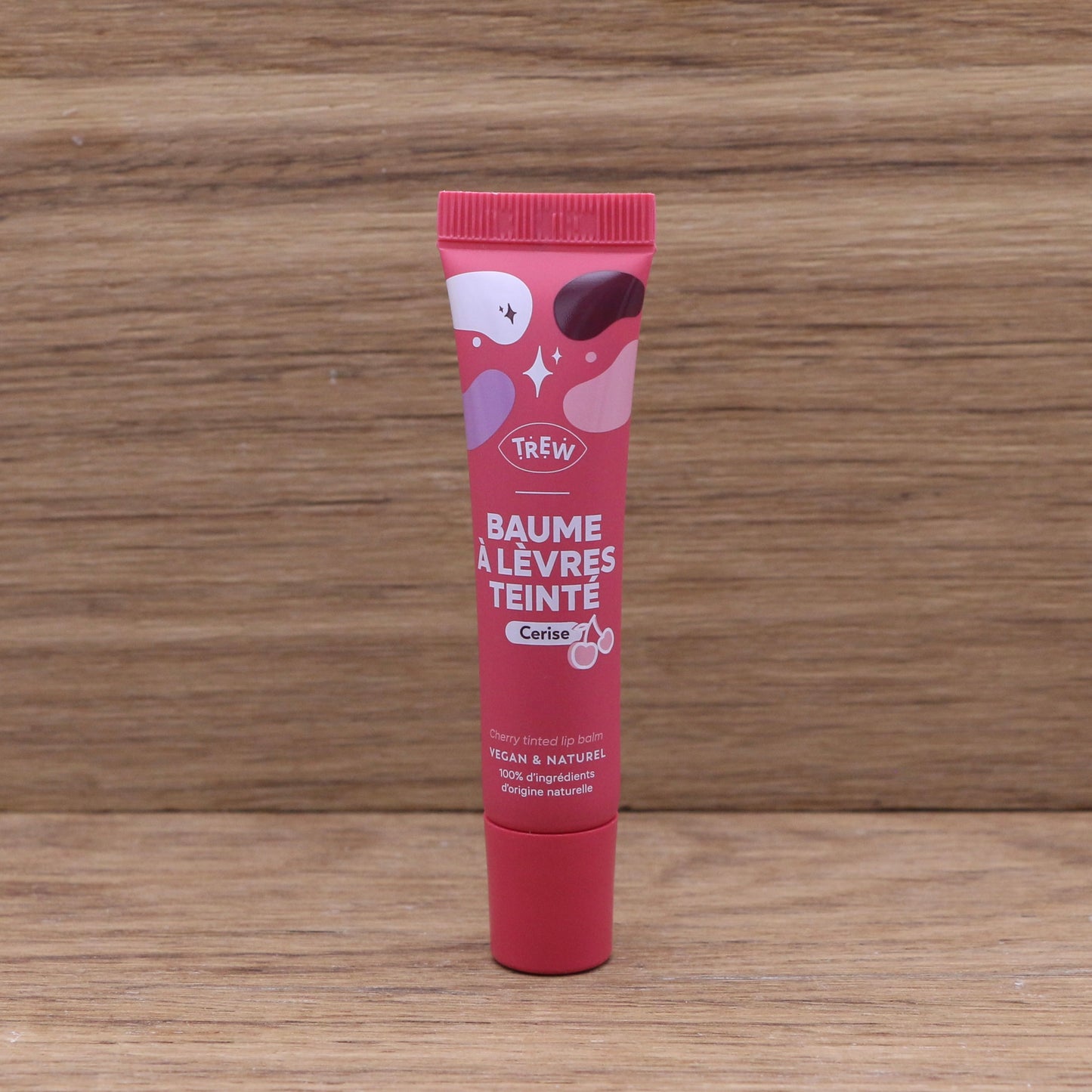 Baume à lèvres Cerise teinté 15ml - Trew