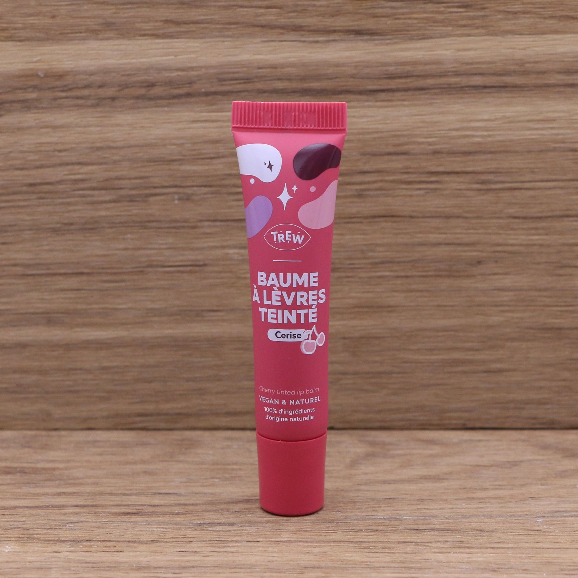 Baume à lèvres Cerise teinté 15ml - Trew