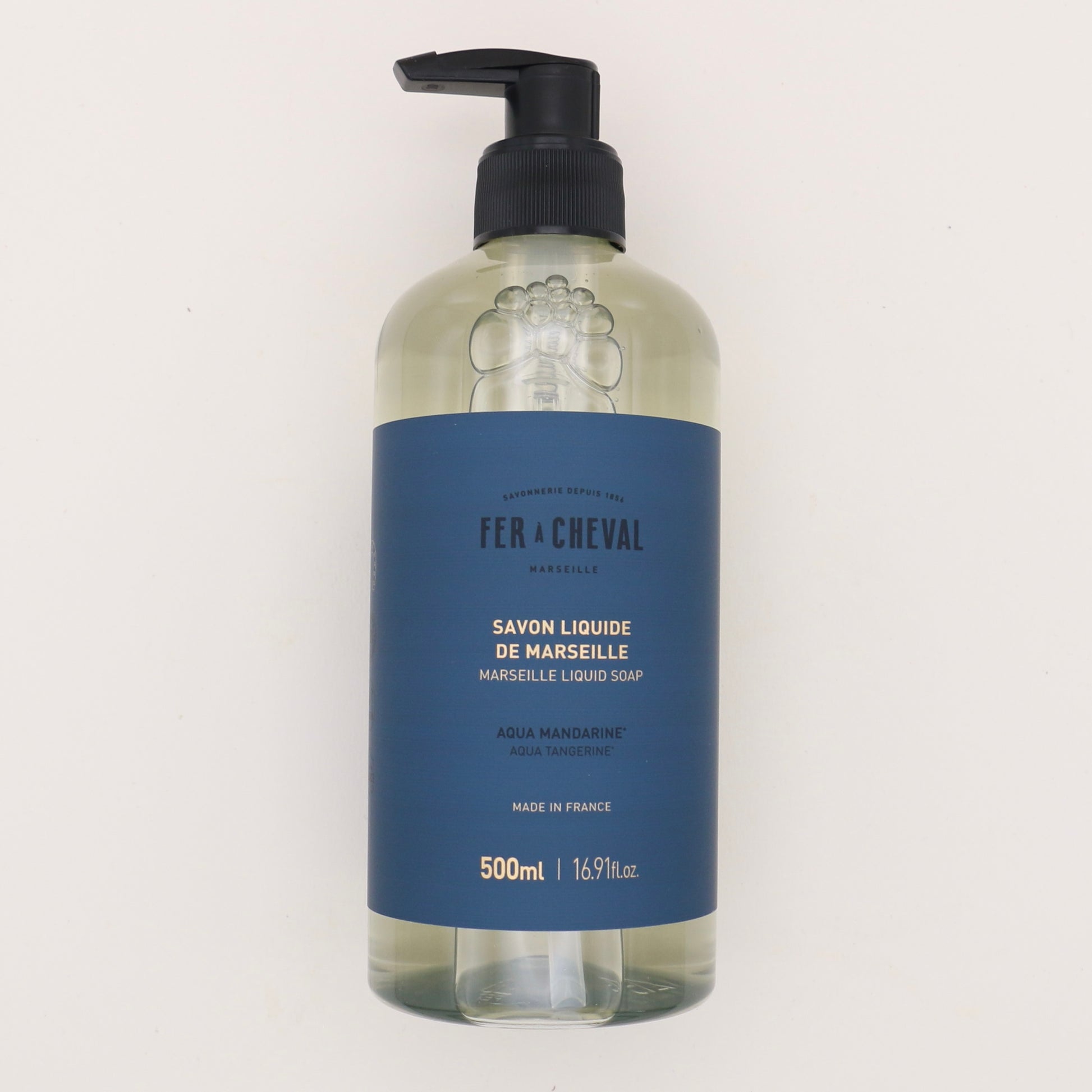 Savon liquide de Marseille Aqua Mandarine 500ml - Fer à Cheval