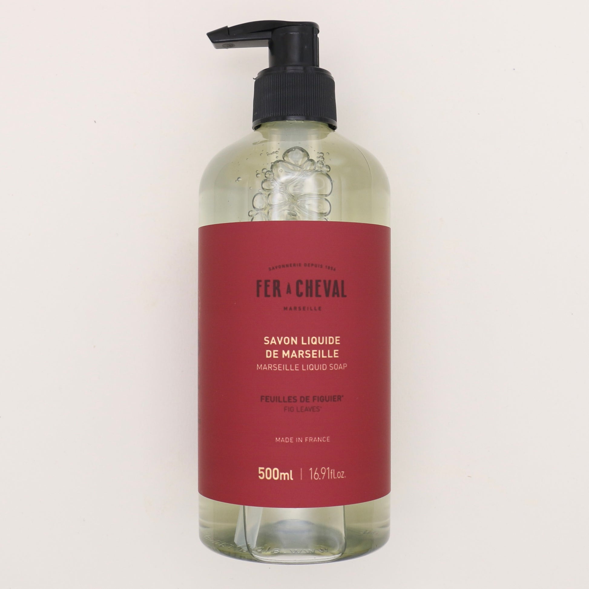 Savon liquide de Marseille Feuilles de Figuier 500ml - Fer à Cheval