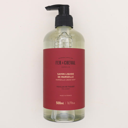 Savon liquide de Marseille Feuilles de Figuier 500ml - Fer à Cheval