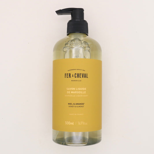Savon Liquide de Marseille Miel & Amande 500ml - Fer à Cheval