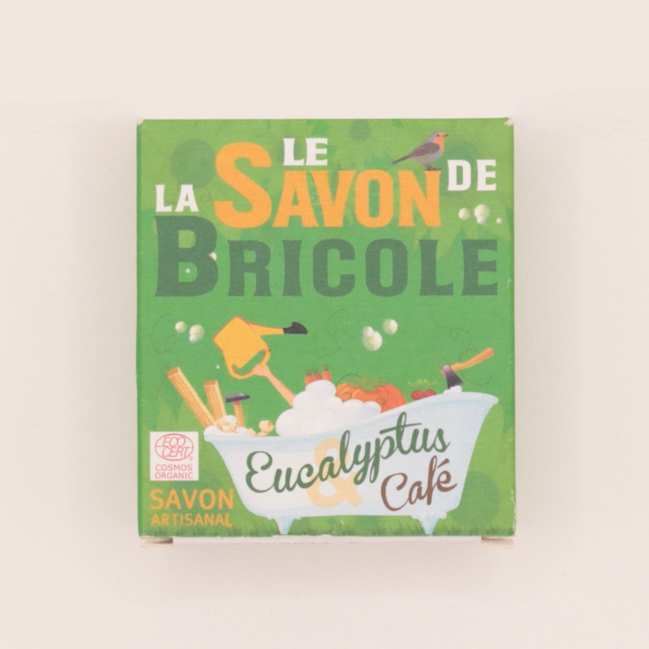 Savon exfoliant surgras Eucalyptus & Café 100g - Les Savons d'Achille