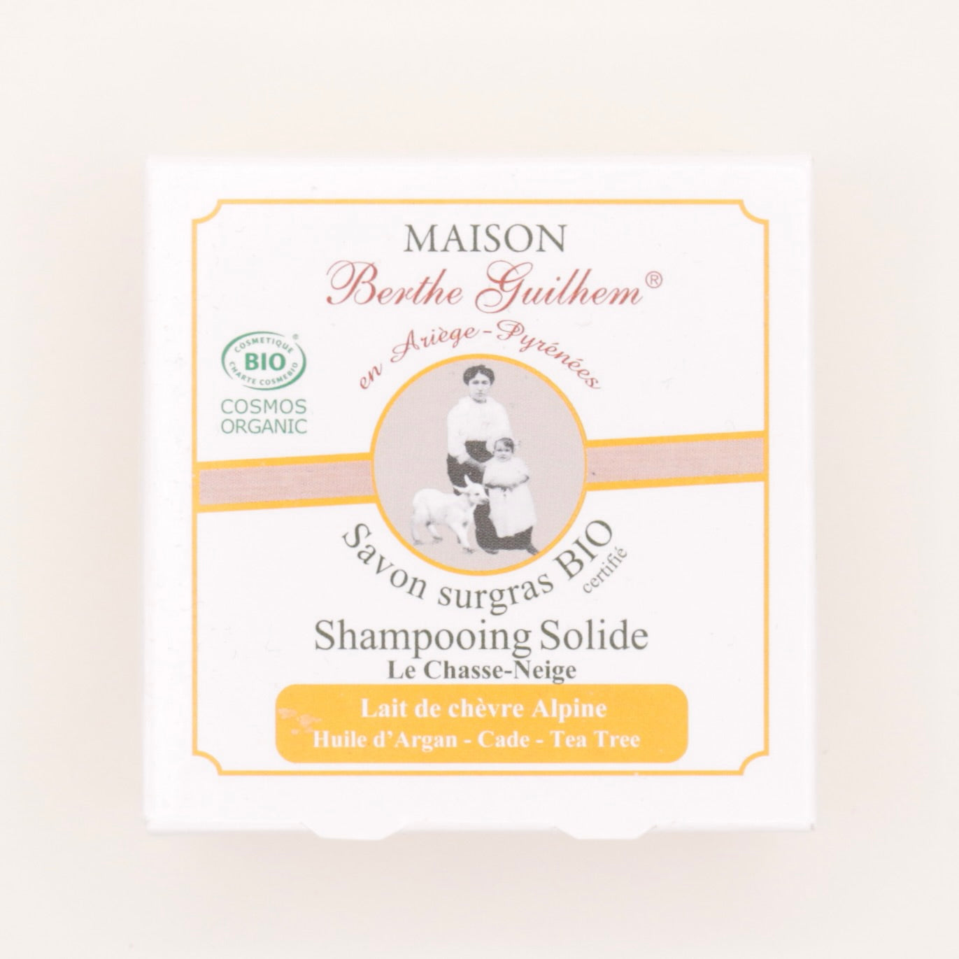 Shampoing au lait de chèvre alpine Anti-Pelliculaire 100g - Maison Berthe Guilhem