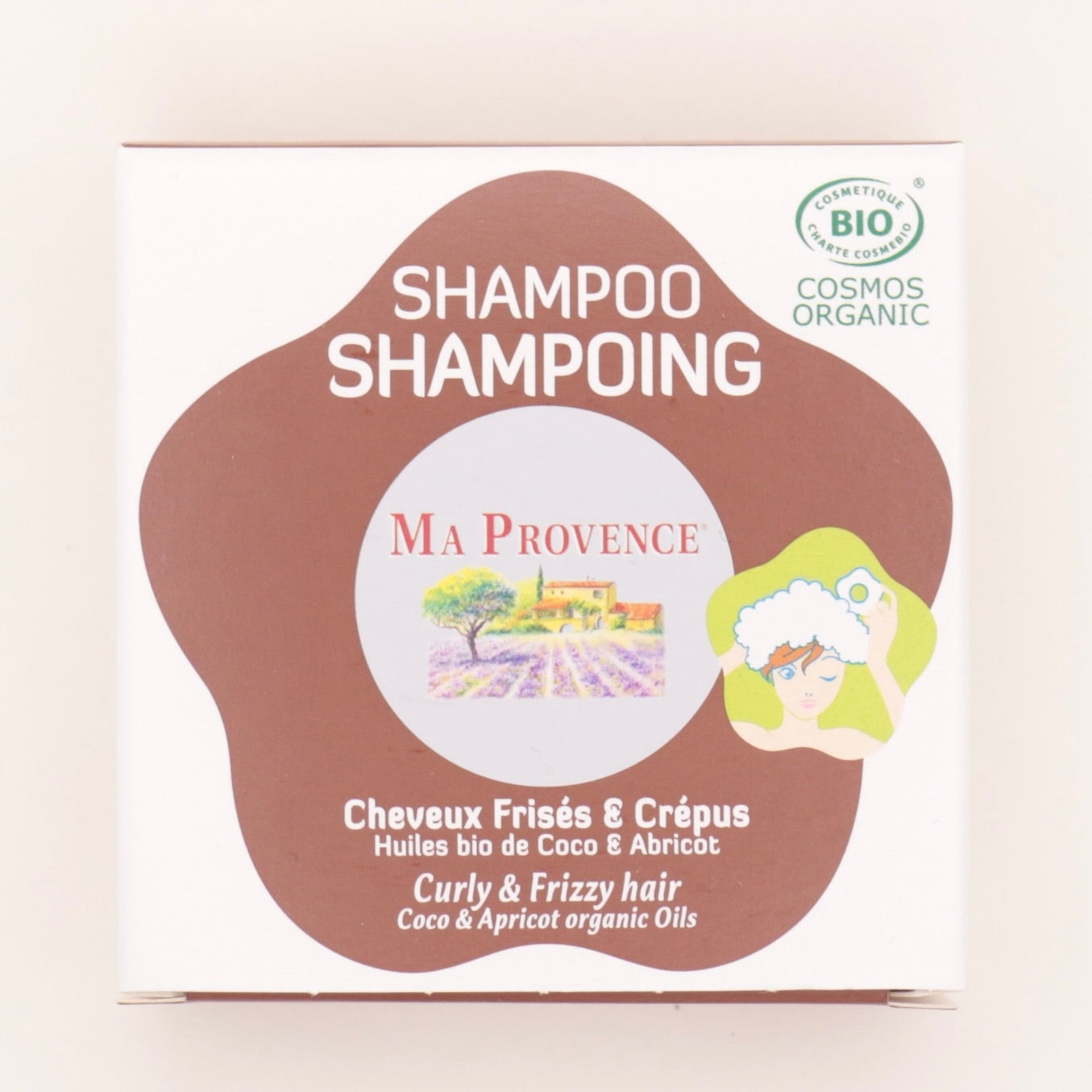 Shampoing solide cheveux frisés et crépus 85g - Ma Provence