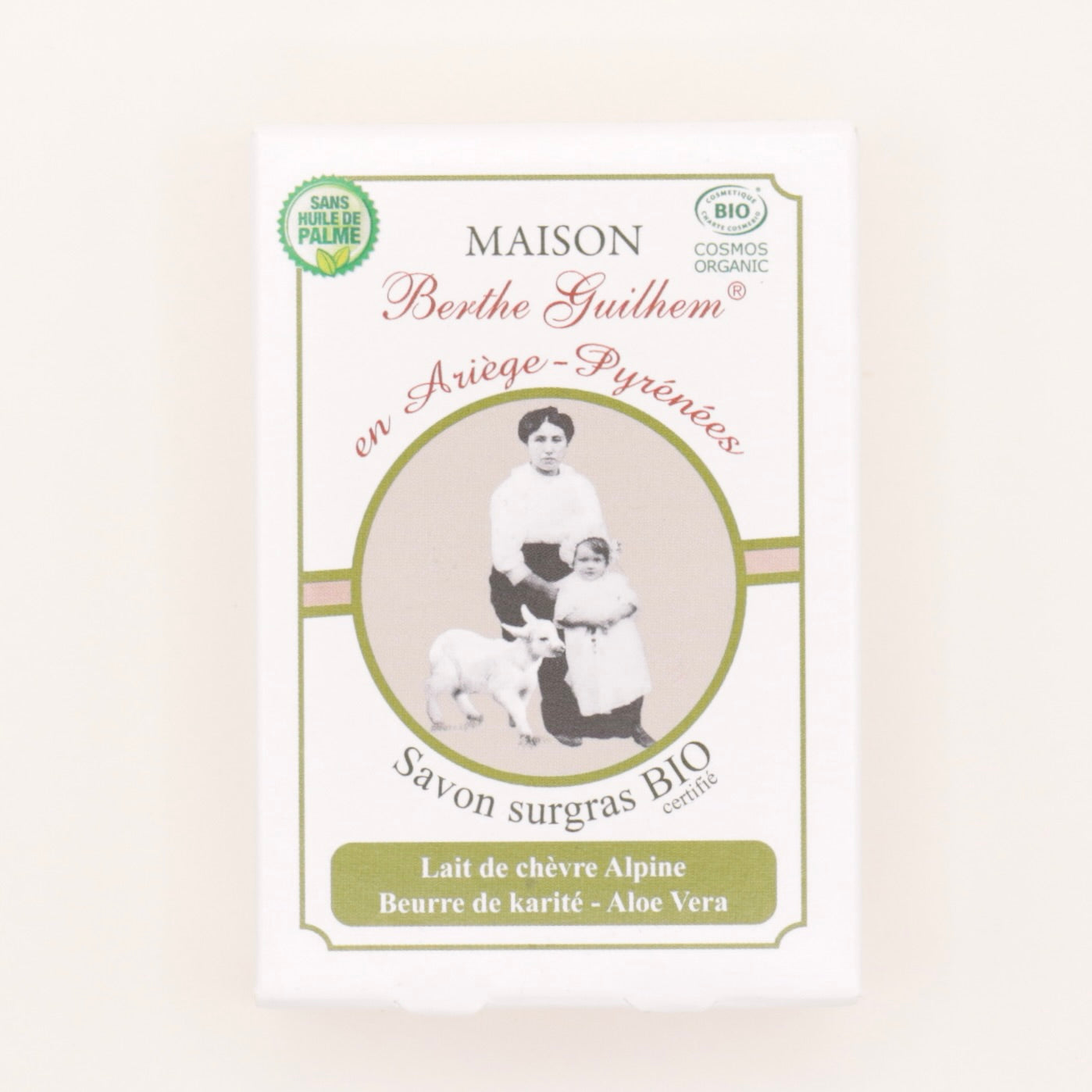 Savon au lait de chèvre alpine 100g - Maison Berthe Guilhem