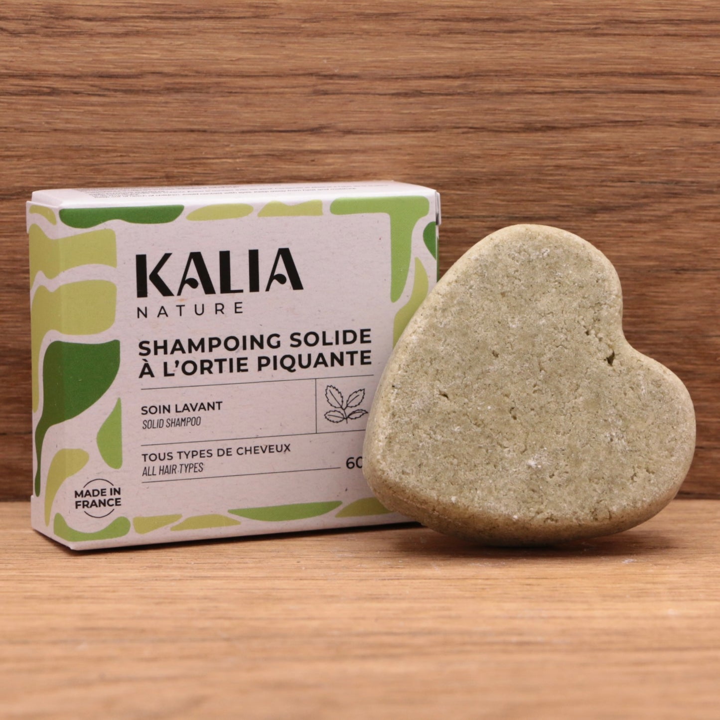 Shampoing solide antipelliculaire à l’Ortie Piquante 60g - Kalia Nature