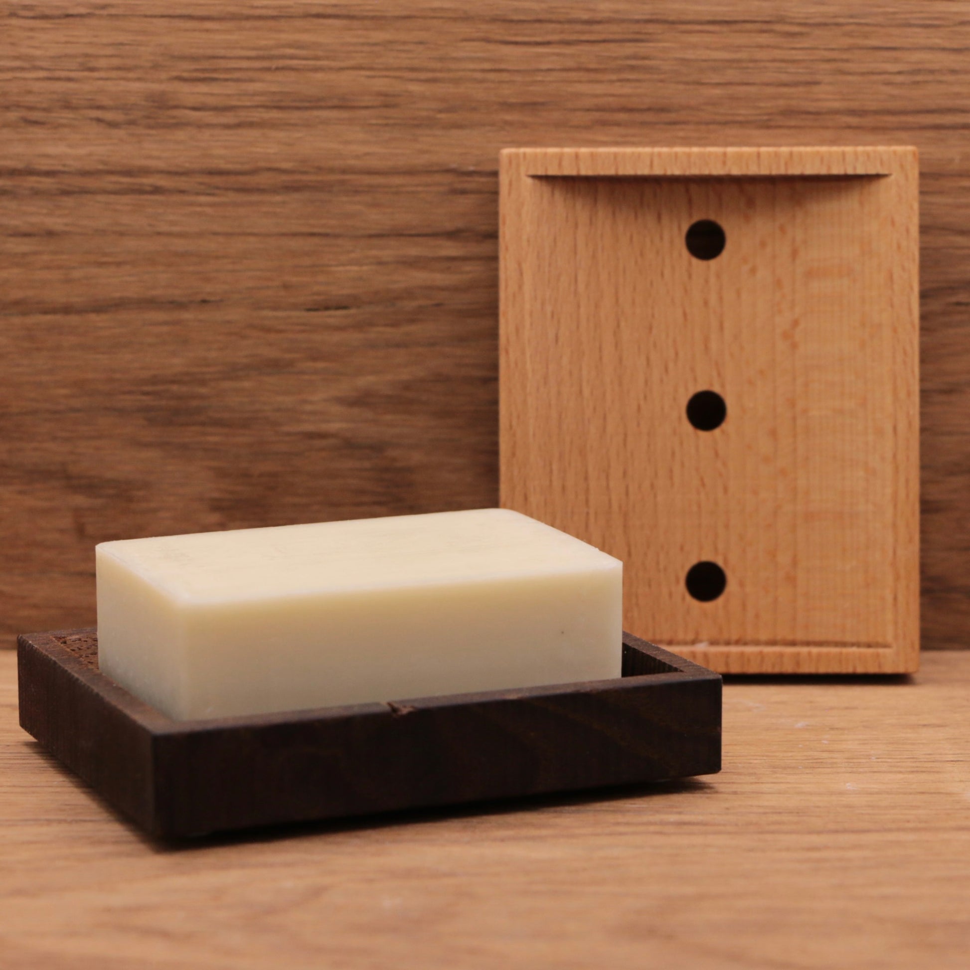 Porte savon en bois foncé - Redecker