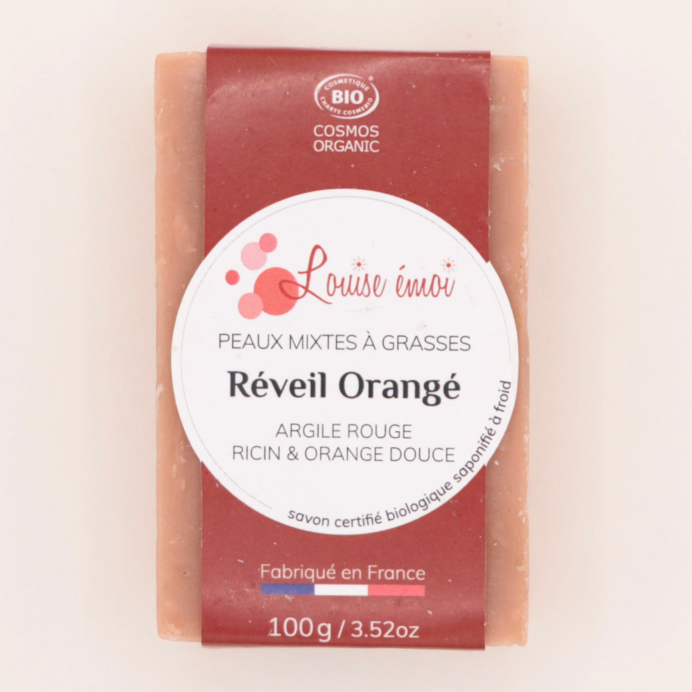 Savon Réveil Orangé 100g - Louise Émoi