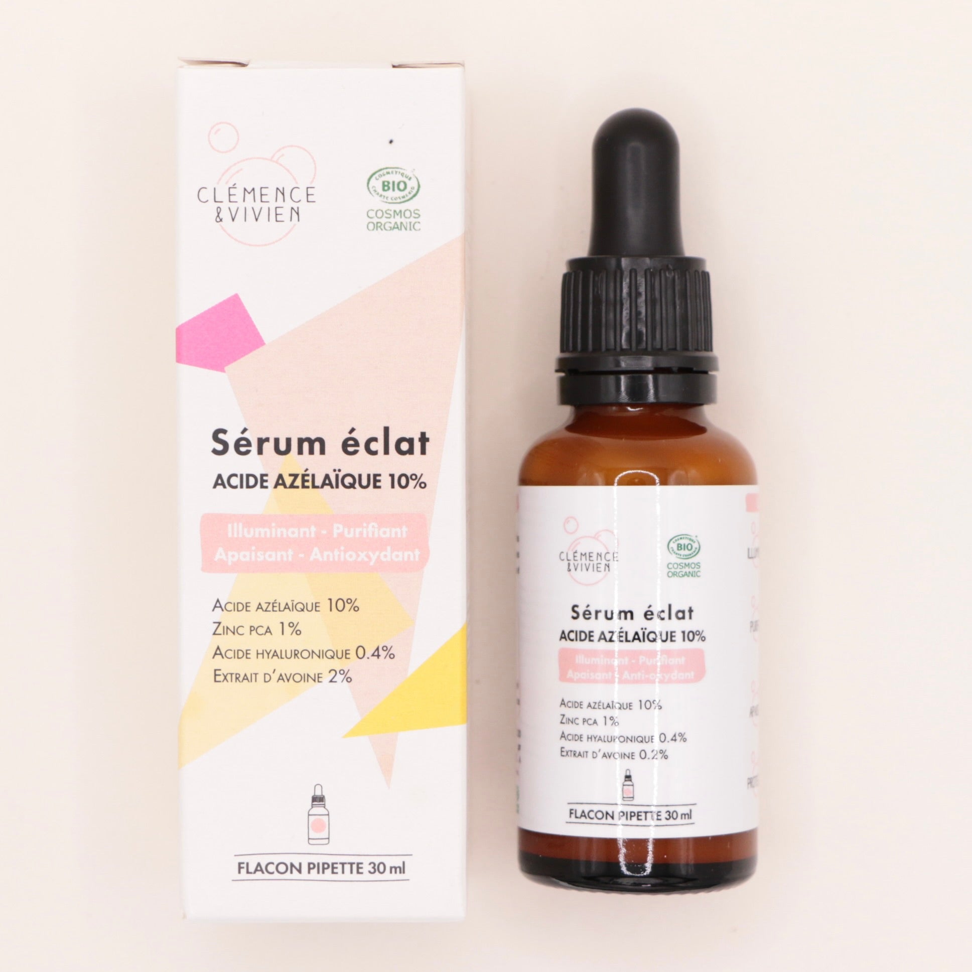 Sérum Éclat Acide Azélaïque 10% 30ml - Clémence & Vivien