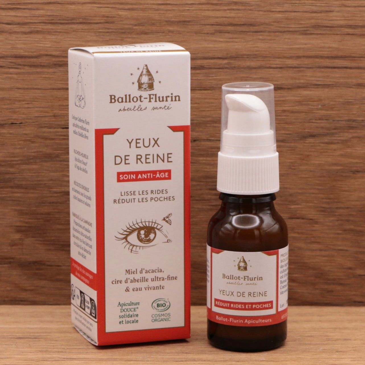 Sérum Yeux de Reine Anti-Âge 15ml - Ballot-Flurin 