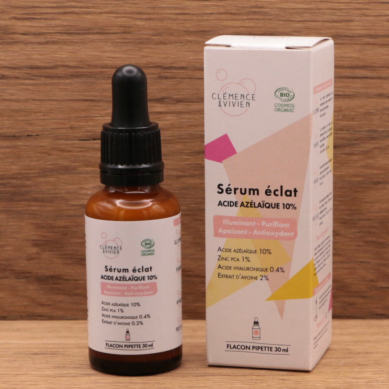 Sérum Éclat Acide Azélaïque 10% 30ml - Clémence & Vivien