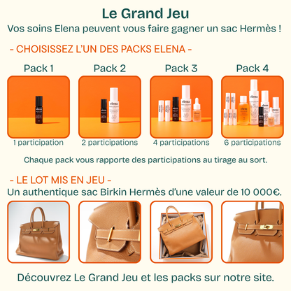 Participez au Grand Jeu, pour remporter un Birkin Hermès