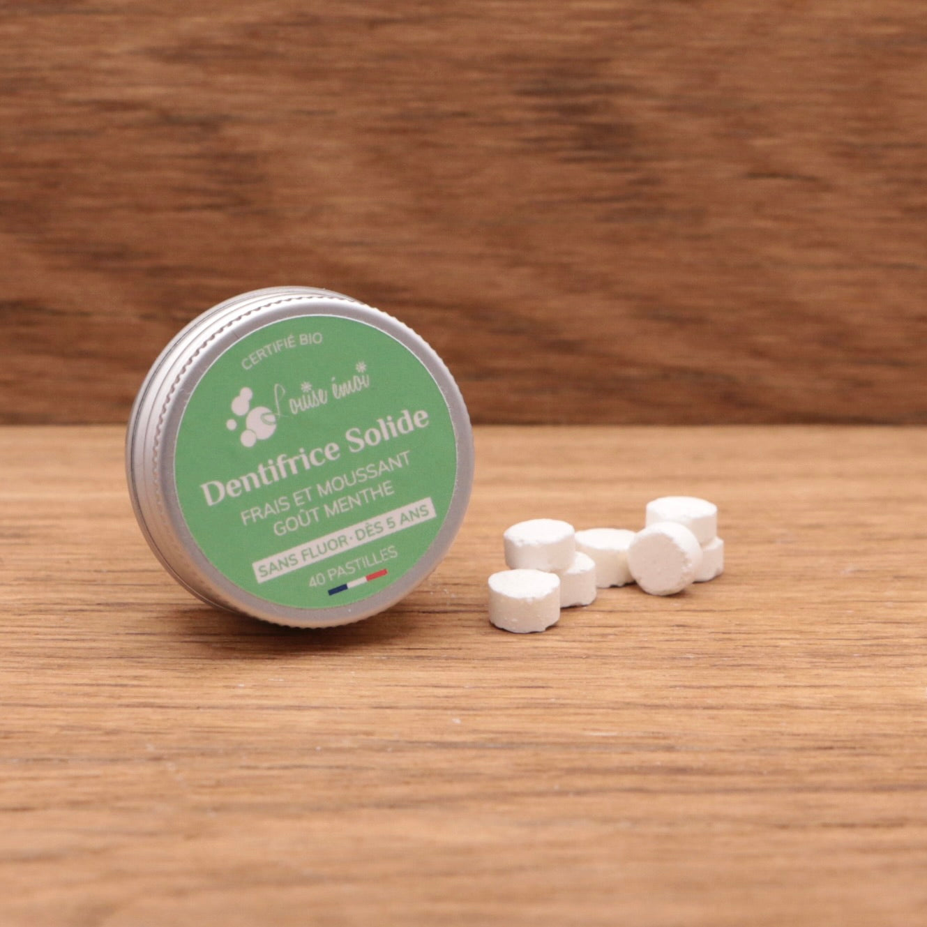 Dentifrice solide Menthe 40 pastilles - Louise Émoi